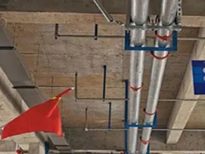 突泉管廊支架的安装方法